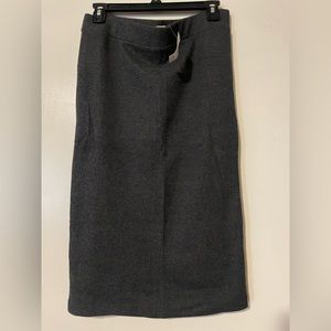 Gray pencil skirt